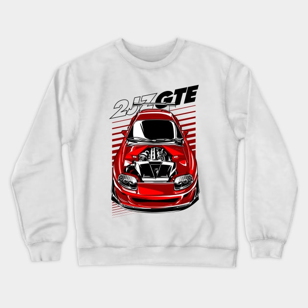 Toyota Supra MK4 2JZGTE Crewneck Sweatshirt by SpeedPistion